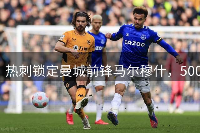 热刺锁定曼城前锋马尔穆什，5000万镑租借买断协议达成